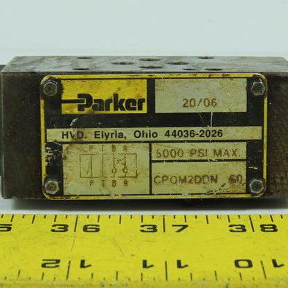 Parker CPOM2DDN 60 Pilot Operated Check Valve 5000PSI 15.9GPM
