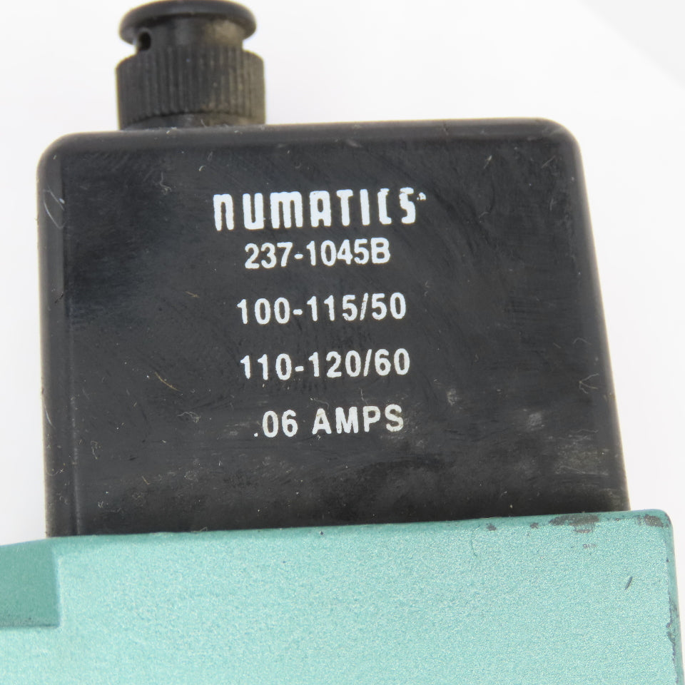 Numatics I34BA400KP00030 5/2 Position Pneumatic Directional Valve 110/120V Coil