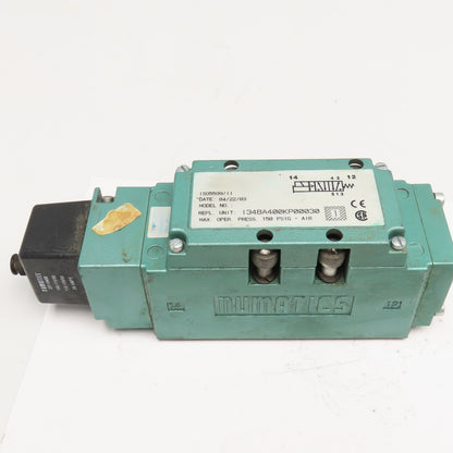 Numatics I34BA400KP00030 5/2 Position Pneumatic Directional Valve 110/120V Coil