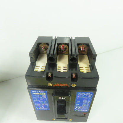 Hyundai HBH-103 30A Circuit Breaker 600VAC NEW