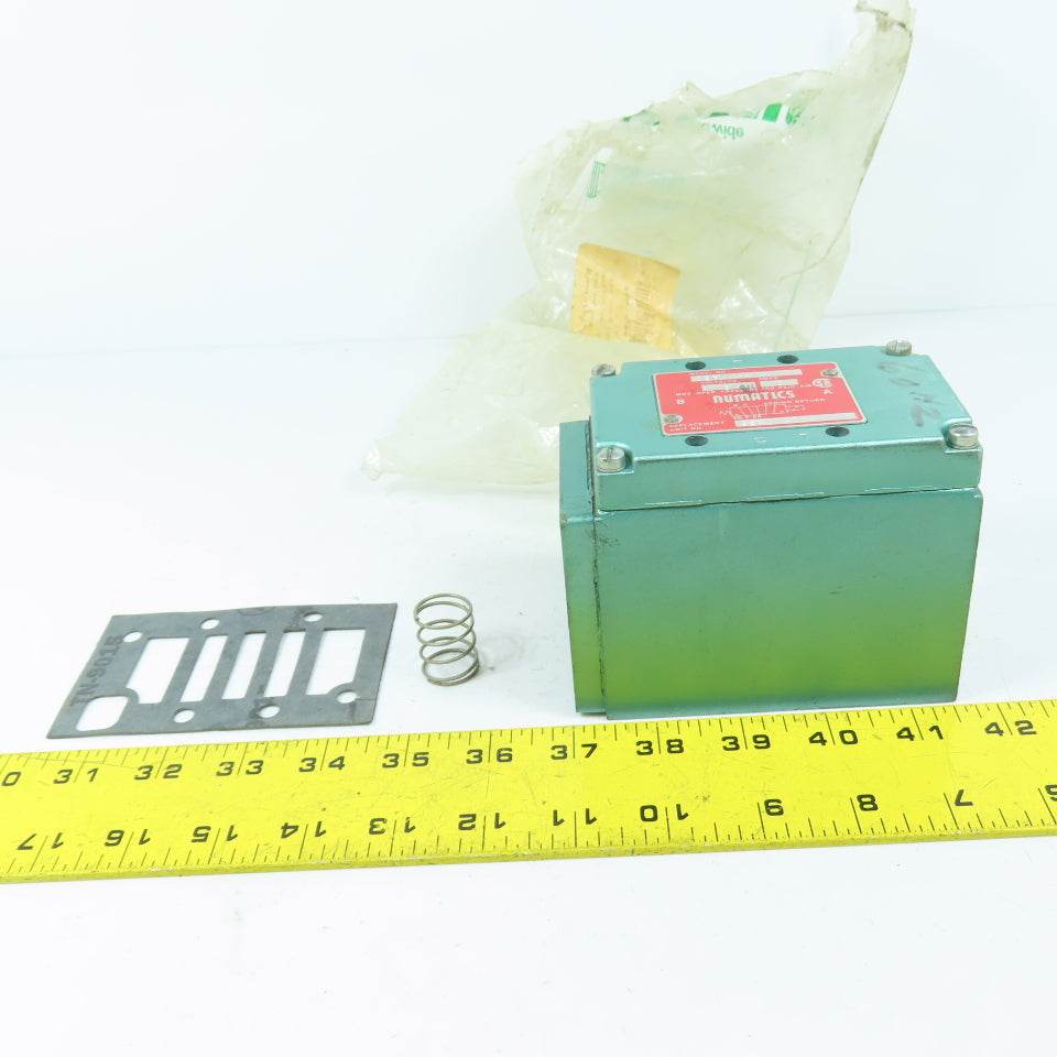 Numatics 33SAD441A 33SAD400A Pneumatic Solenoid Control Valve 115V 150PSIG New