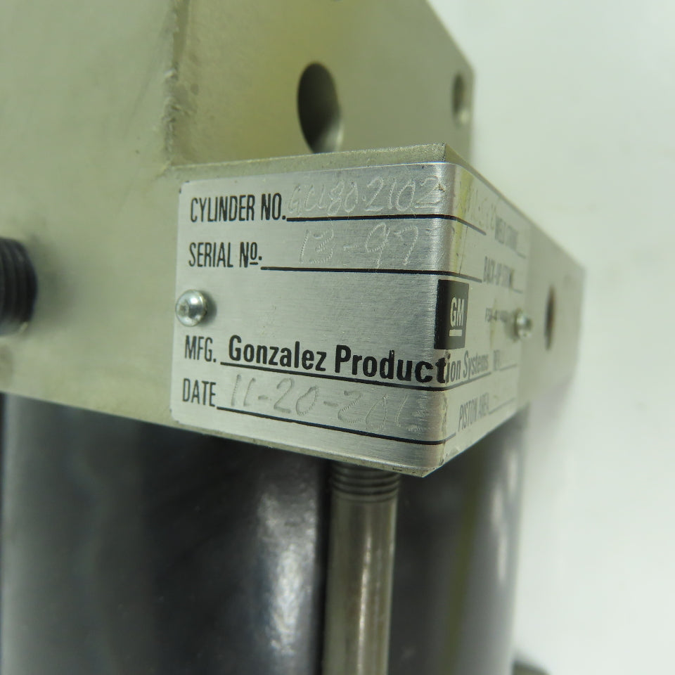 Gonzalez GU802102-XMLS00 Hydraulic Cylinder 2" Weld Stroke