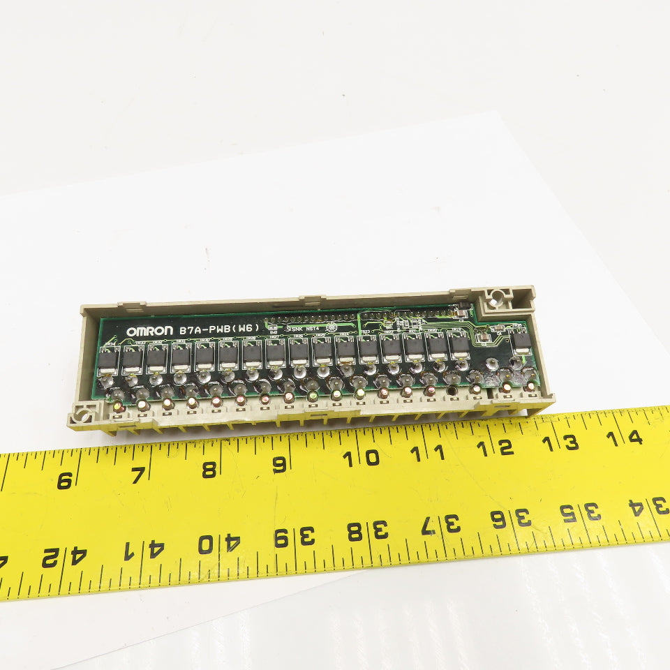 Omron B7A-R6G36 16 Channel PNP Output Link Terminal Missing Back Panel