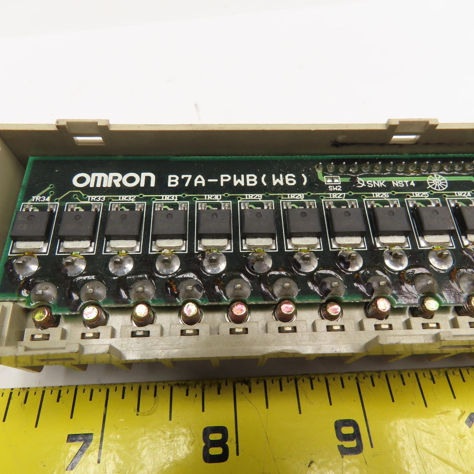 Omron B7A-R6G36 16 Channel PNP Output Link Terminal Missing Back Panel