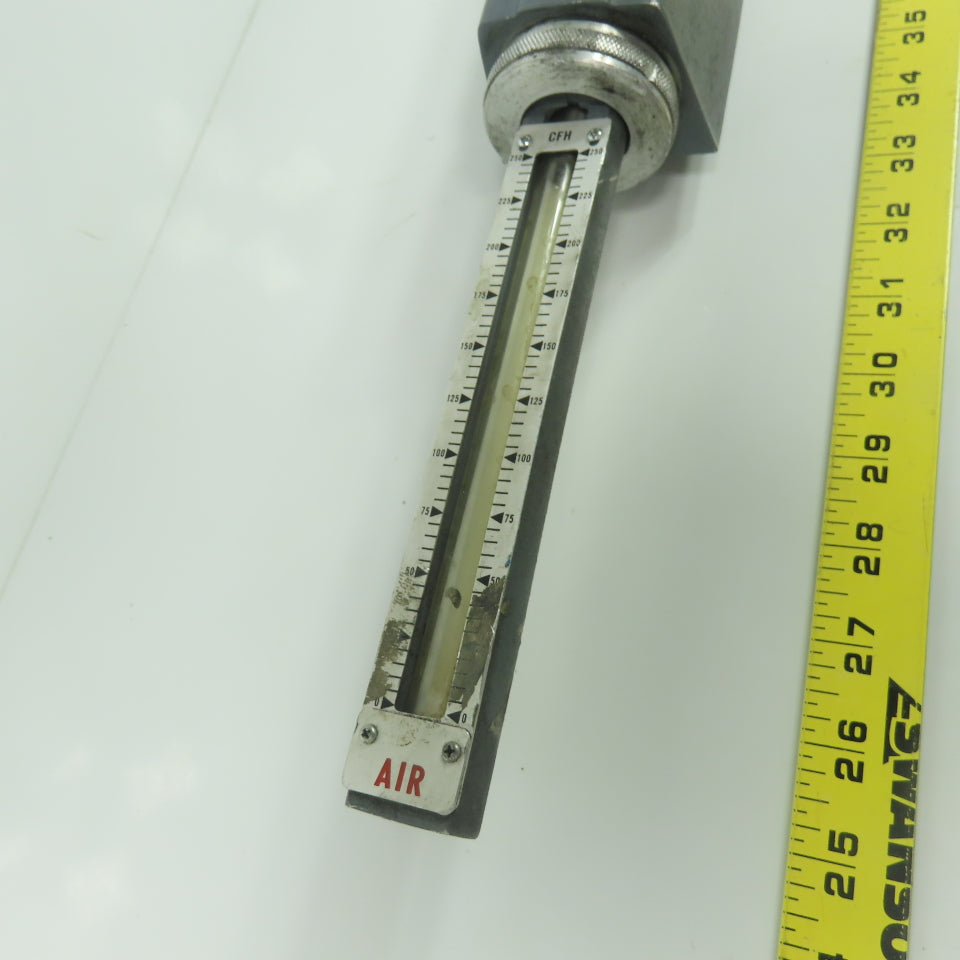 Waukee MV-8 Flow Meter 8 OSIG 70°F 1.00SG 0-250CFH Air 1-1/4" NPT