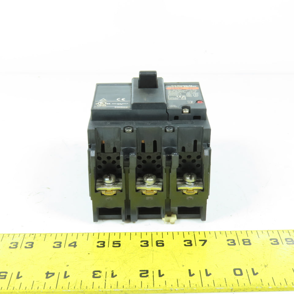 Fuji EA53C 10A 3-Pole Auto Breaker 1.5HP @ 500V