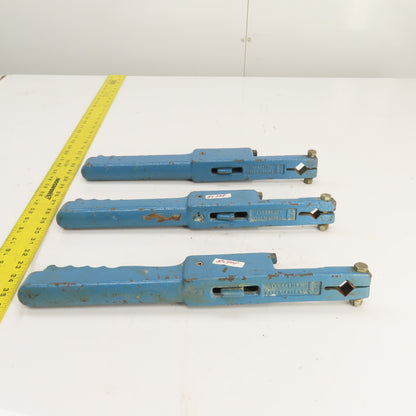 Jamesbury Wafer-Sphere Valve Handle (Square Drive) Lot Of 3