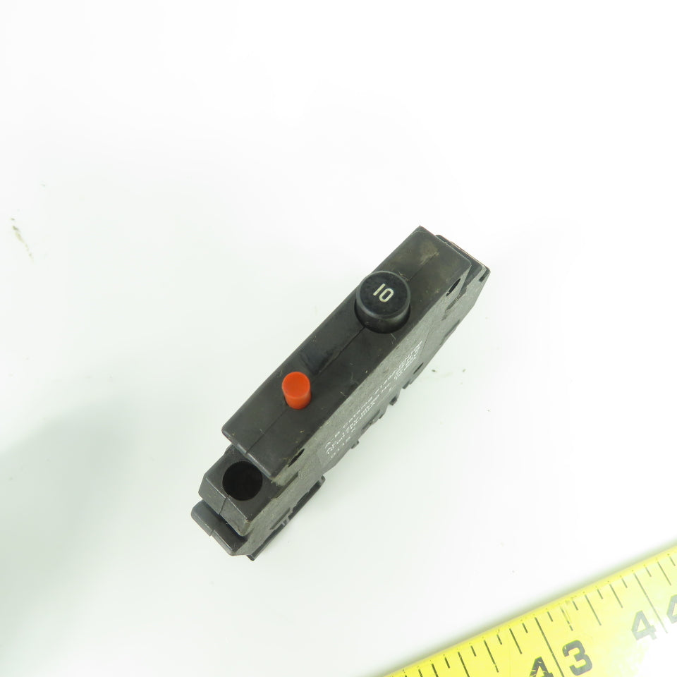 Allen Bradley 1492-GH100 Ser B 10A Din Rail Circuit Breaker 125VAC Lot Of 8