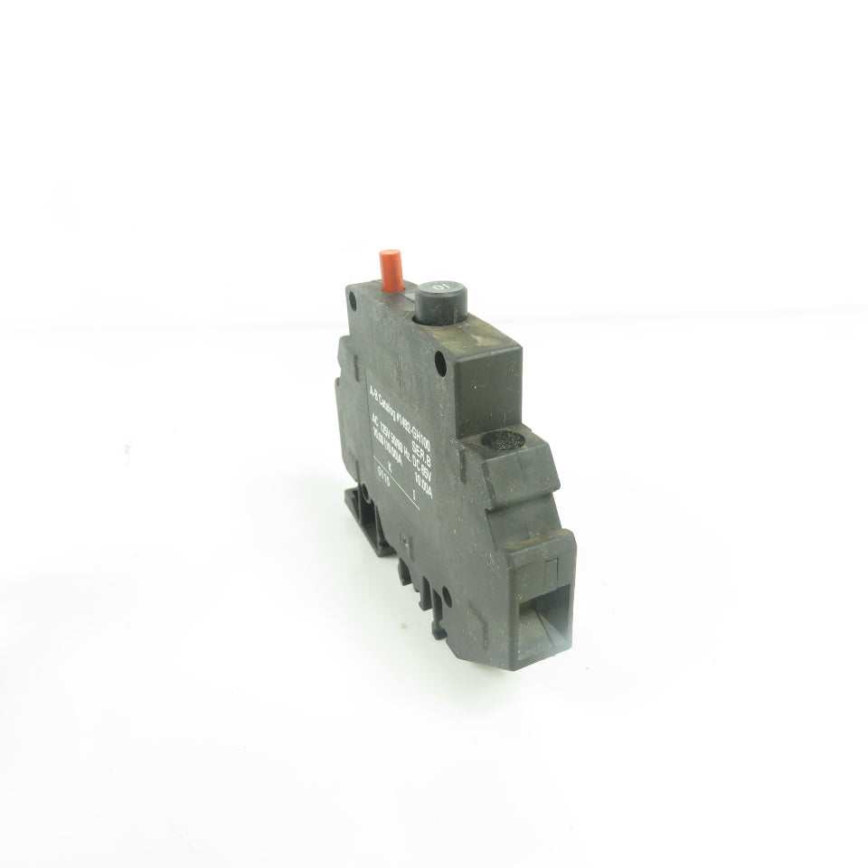 Allen Bradley 1492-GH100 Ser B 10A Din Rail Circuit Breaker 125VAC Lot Of 8