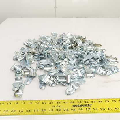 Fastube CN-5 CN5 Multi Angle Metal Joint  Zinc Chromate Silver Lot Of 130
