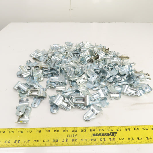 Fastube CN-5 CN5 Multi Angle Metal Joint  Zinc Chromate Silver Lot Of 130