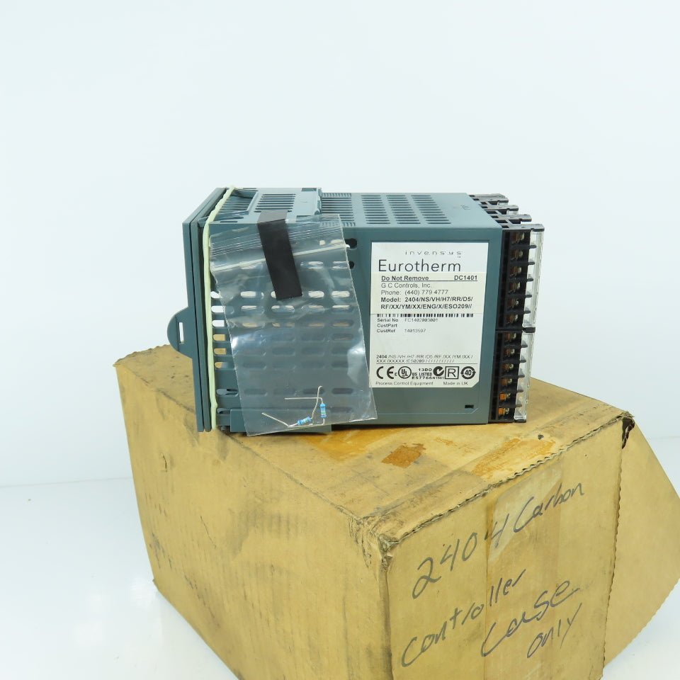 Eurotherm 2404/NS/VH/H7/RR/D5/RF/XX/YM/XX/ENG/X/ESO209 Temp Controller Case New