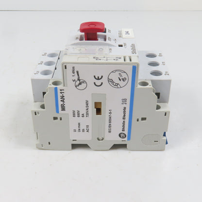 Shihlin MR-32S-1.6 Motor Protection Circuit Breaker 1-1.6A 3/4HP 600V W/ Aux