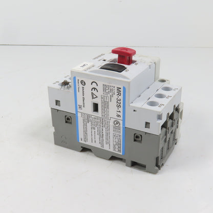 Shihlin MR-32S-1.6 Motor Protection Circuit Breaker 1-1.6A 3/4HP 600V W/ Aux