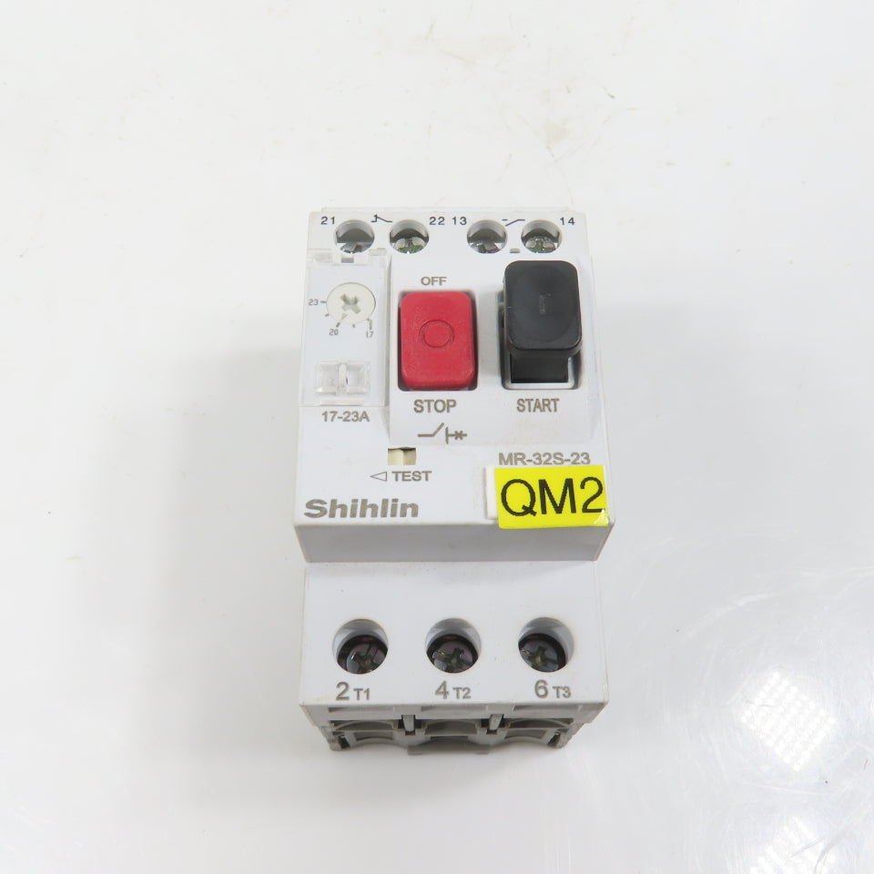 Shihlin MR-32S-23 Motor Protection Circuit Breaker 17-23A 20HP 600V