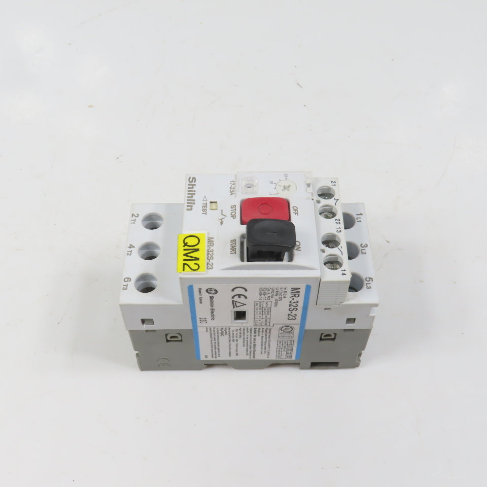 Shihlin MR-32S-23 Motor Protection Circuit Breaker 17-23A 20HP 600V