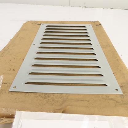 Nvent Hoffman AVK812 15.31" x 9.50" Louver Vent Plate Kit Gray Mild Steel New