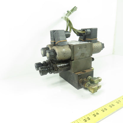 Nachi SA-G01-E3X-D2-8380D Hydraulic Solenoid Control Valve Assy W/OG-G01-PC-K-20