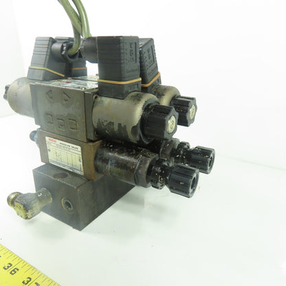 Nachi SA-G01-E3X-D2-8380D Hydraulic Solenoid Control Valve Assy W/OG-G01-PC-K-20