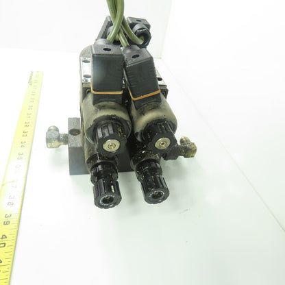 Nachi SA-G01-E3X-D2-8380D Hydraulic Solenoid Control Valve Assy W/OG-G01-PC-K-20