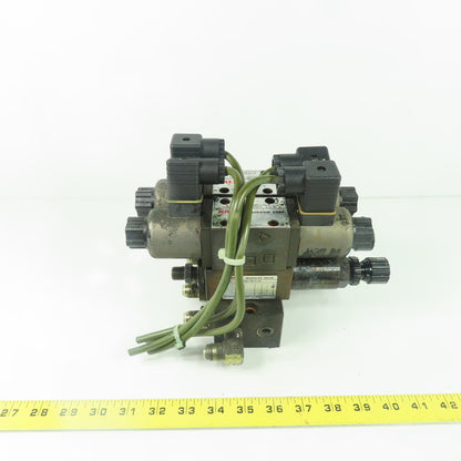 Nachi SA-G01-E3X-D2-8380D Hydraulic Solenoid Control Valve Assy W/OG-G01-PC-K-20
