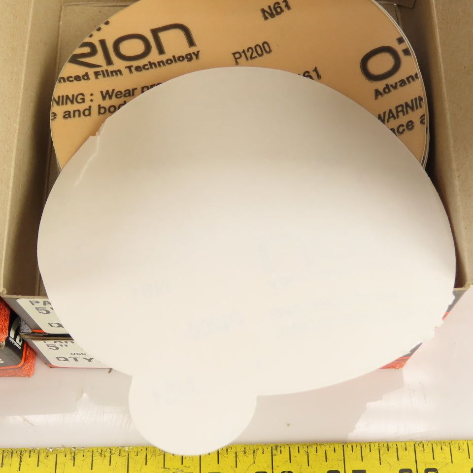 Orion USC 091121 5" PSA Abrasive Discs P1200 Grit Lot Of 160