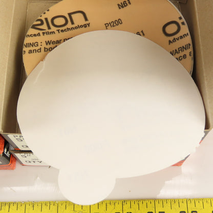 Orion USC 091121 5" PSA Abrasive Discs P1200 Grit Lot Of 160