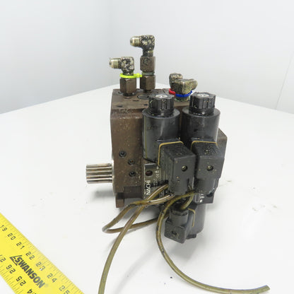 Nachi PI-0B-87-2TS0A4-8519D Hydraulic Pump W/ (2)SA-G01-C5-D2-31 Valves