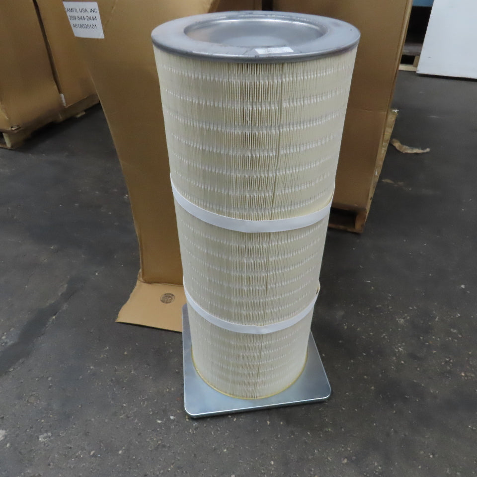 Camfil 4618035101 Dust Collector Filter 13-7/8"OD x 35"L 16" x 16" Flange
