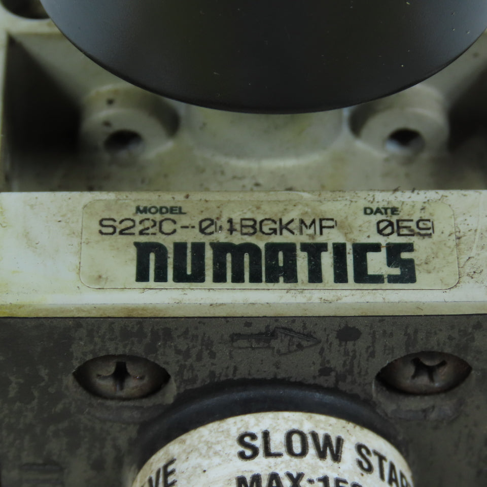 Numatics S22C-04BGKMP Solenoid Operated Slow Start Valve 24VDC Coil 1/2"