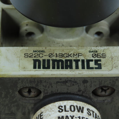 Numatics S22C-04BGKMP Solenoid Operated Slow Start Valve 24VDC Coil 1/2"