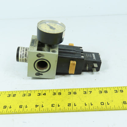 Numatics S22C-04BGKMP Solenoid Operated Slow Start Valve 24VDC Coil 1/2"