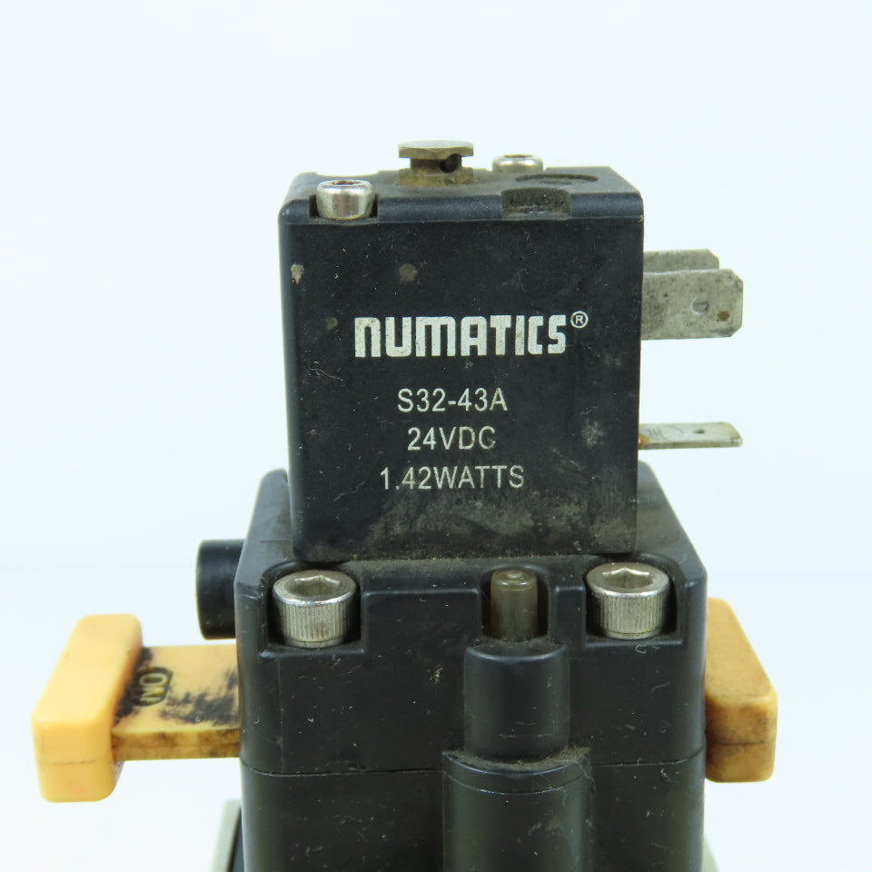 Numatics S22C-04BGKMP Solenoid Operated Slow Start Valve 24VDC Coil 1/2"