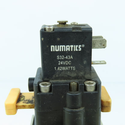 Numatics S22C-04BGKMP Solenoid Operated Slow Start Valve 24VDC Coil 1/2"