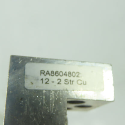 RA8604802 6-Hole Lug 30mm x 40mm 12-2 Str Cu Lot Of 3