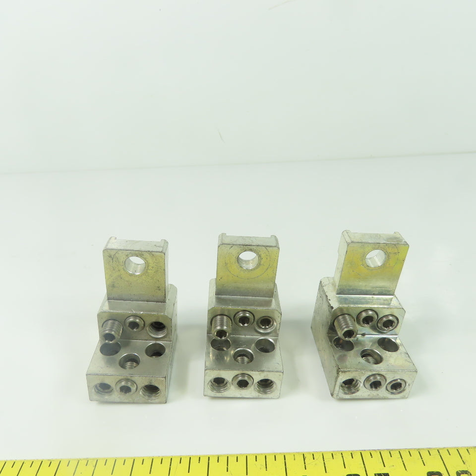 RA8604802 6-Hole Lug 30mm x 40mm 12-2 Str Cu Lot Of 3