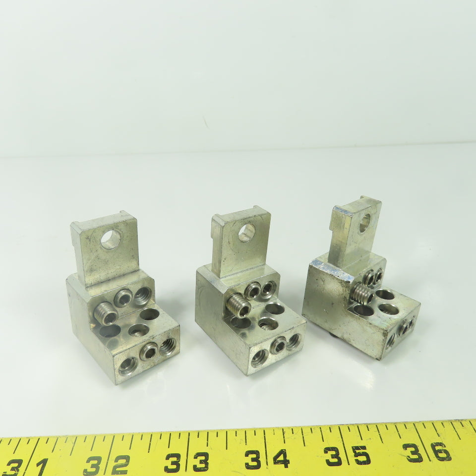 RA8604802 6-Hole Lug 30mm x 40mm 12-2 Str Cu Lot Of 3