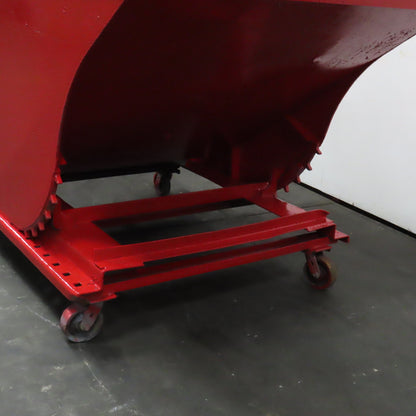 2-1/2 Cu Yd Self Dumping Trash Scrap Chip Hopper 71" x 48" x 35" ID