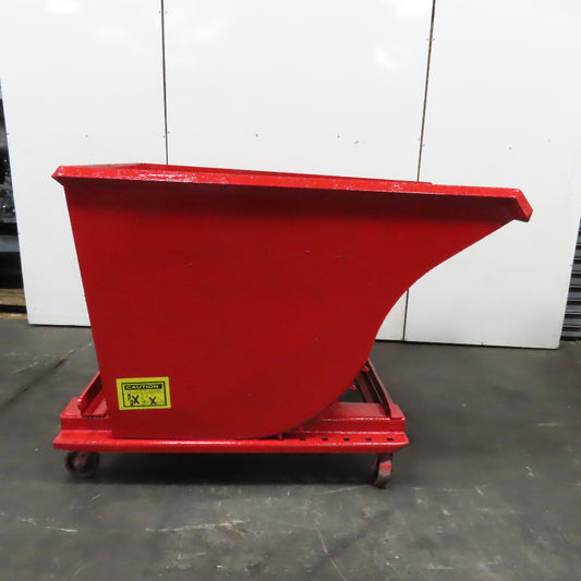 2-1/2 Cu Yd Self Dumping Trash Scrap Chip Hopper 71" x 48" x 35" ID