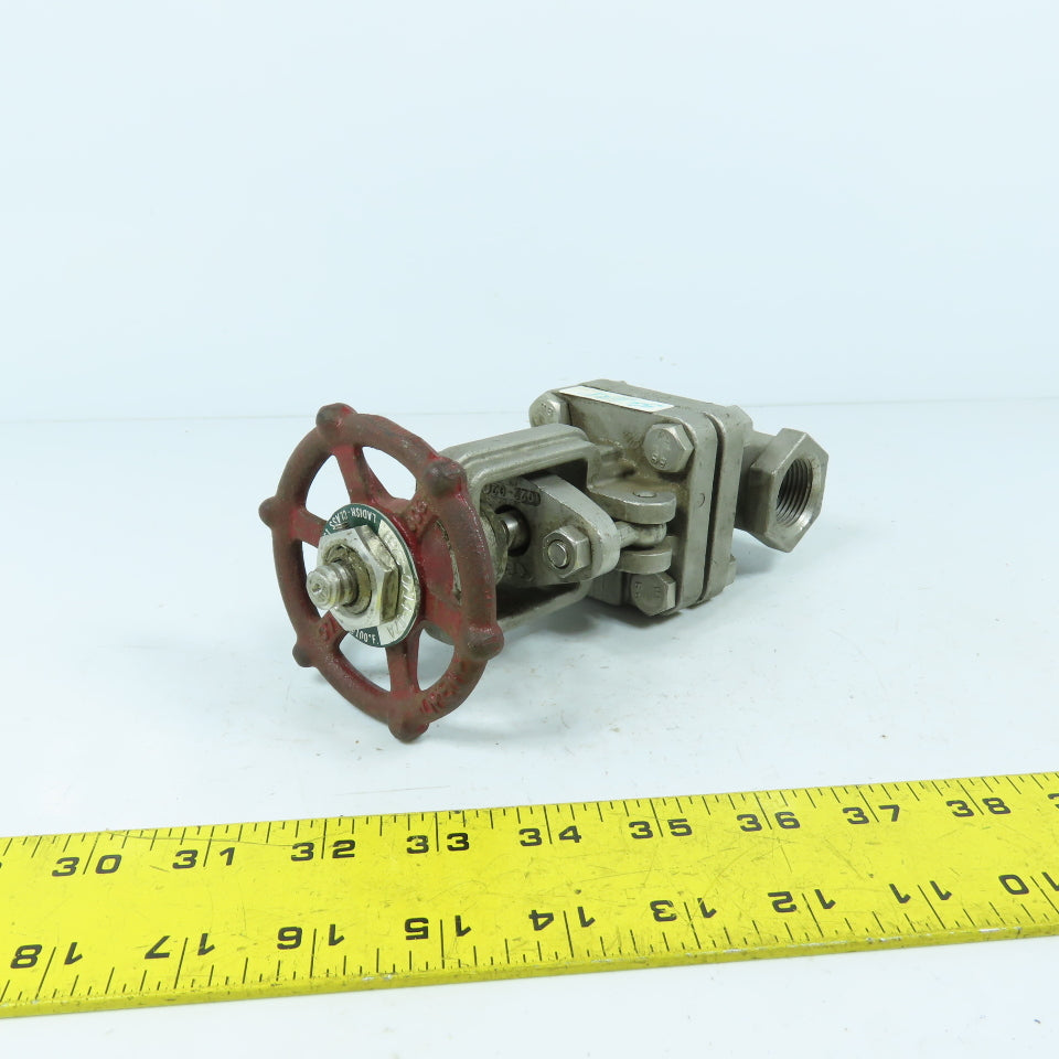 Ladish 0701-187 Class 150 3/4" Stainless Steel Gate Valve 275PSI