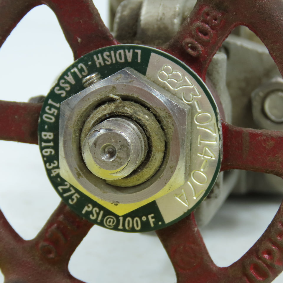 Ladish 0701-187 Class 150 3/4" Stainless Steel Gate Valve 275PSI