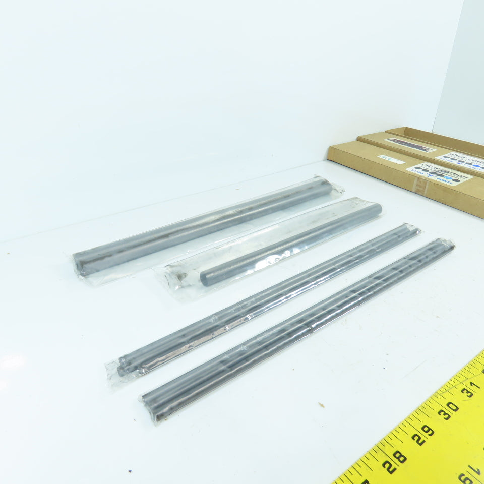 Ultra Carbon Graphite Rods Ultra "F" Purity 12" & 9" Long x 3/16" & 1/2" Lot/9