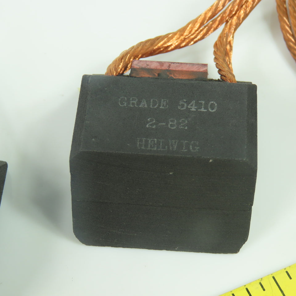 Helwig grade 5410 Carbon Electric Motor Brush 1.875" x 1.5" x 1" Lot Of 8