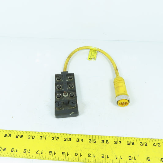 TPC Wire & Cable 34018 8-Port Connection Distribution Box 12-Pin Cable