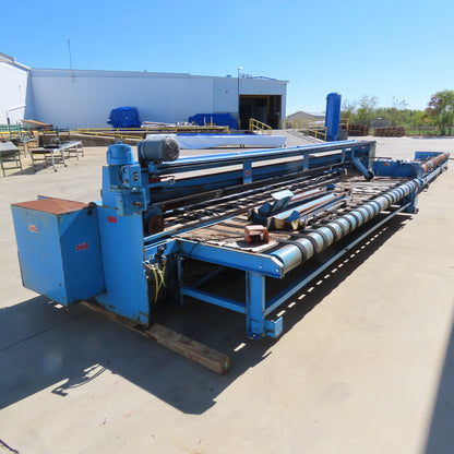 Lewallyn Carpet Boss II 3 Blade Carpet Roll Unroller Cross Cutter 16' Wide 3Ph