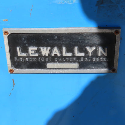 Lewallyn Carpet Boss II 3 Blade Carpet Roll Unroller Cross Cutter 16' Wide 3Ph