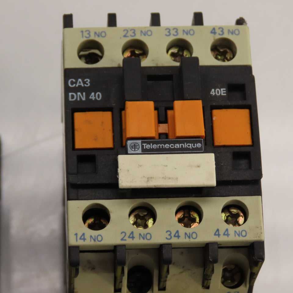 Telemecanique CA3 DN40 Contactor Relay 600VAC Max 24VDC Coil Lot Of 3