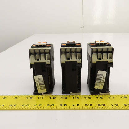 Telemecanique CA3 DN40 Contactor Relay 600VAC Max 24VDC Coil Lot Of 3