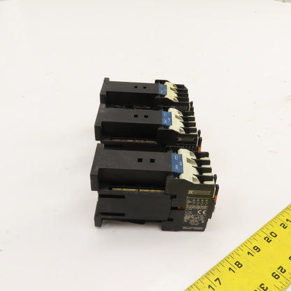 Telemecanique CA3 DN40 Contactor Relay 600VAC Max 24VDC Coil Lot Of 3