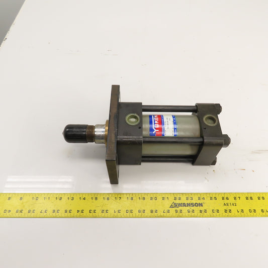 Yuken CJT70-FA80B40N-ANA Double Acting Hydraulic Cylinder 80mm Bore 40mm Stroke